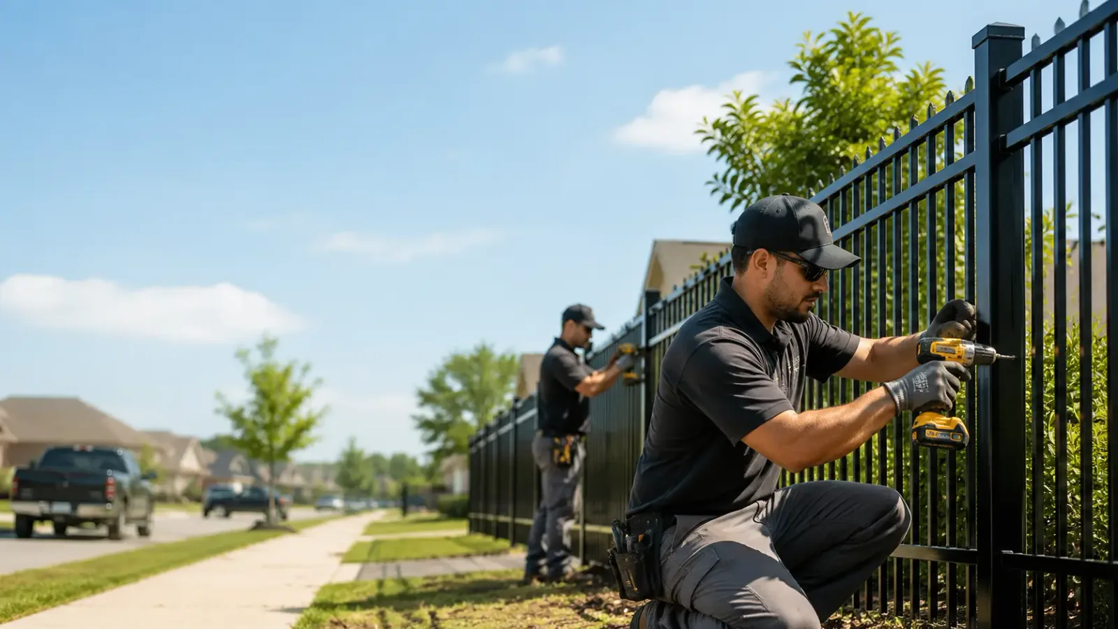 Metal Fence Installation in Maunie, IL